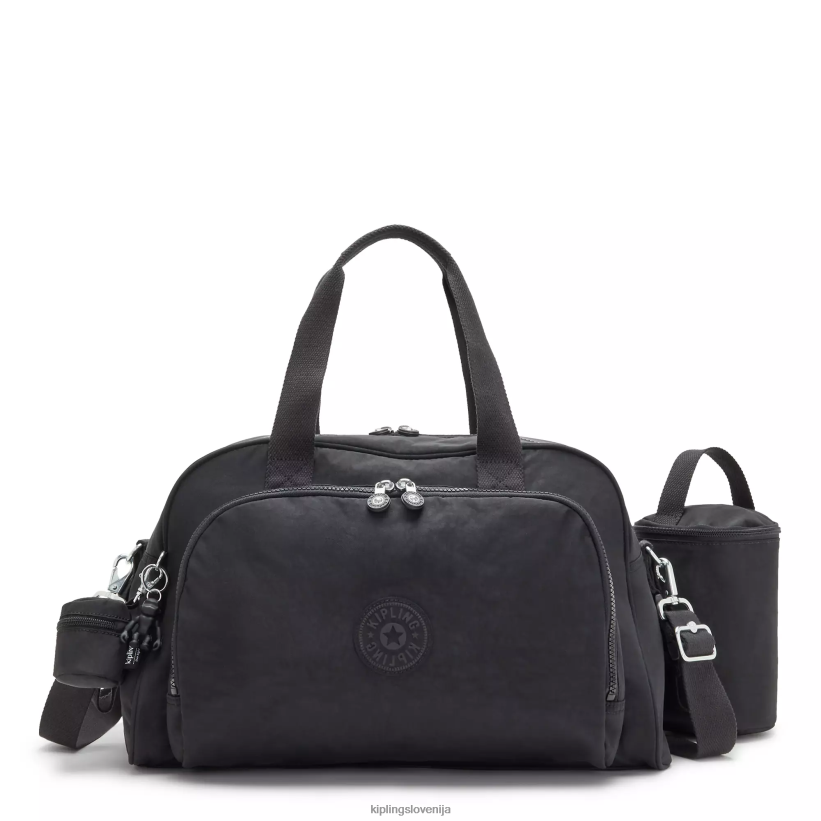 Kipling V4X2B241 črni noir camama previjalna torba ženske torbe za plenice - slika 1