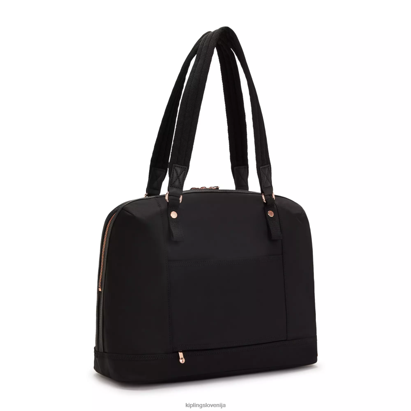 Kipling V4X2B244 črna vrtnica naramna torba za prenosni računalnik linza 15". ženske torbe za čez ramo - slika 5