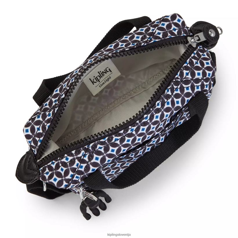 Kipling V4X2B24 črna ploščica umetniška kompaktna torbica za čez ramo ženske torbice za čez ramo - slika 3