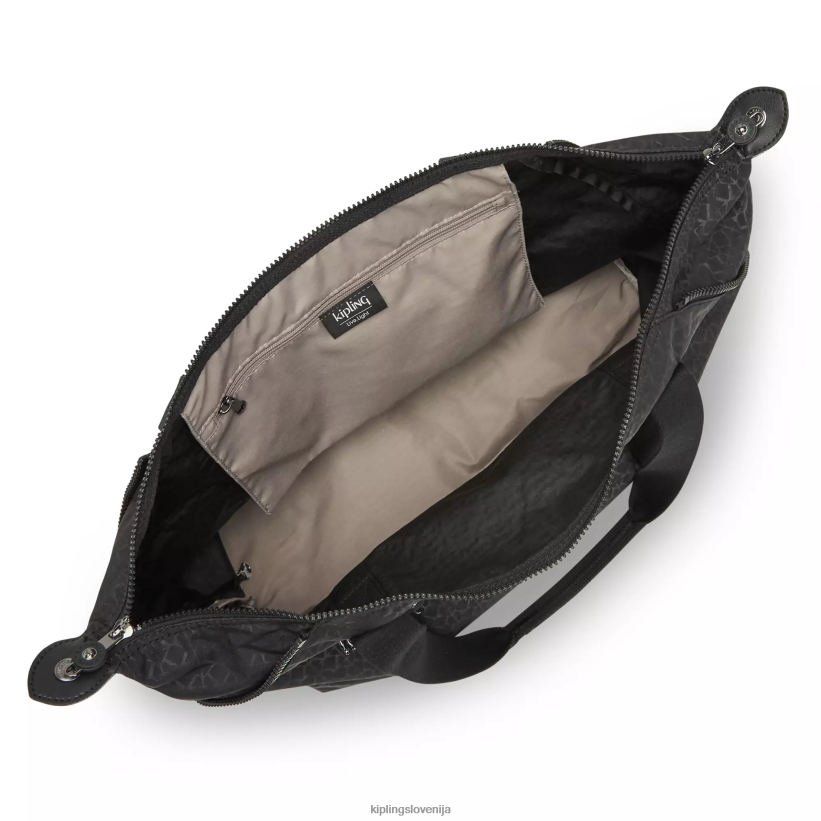 Kipling V4X2B266 vtisnjen podpis torba z umetniškim srednjim potiskom ženske torbice - slika 3