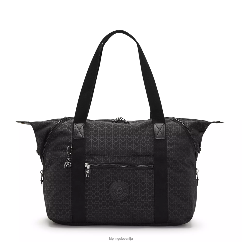Kipling V4X2B266 vtisnjen podpis torba z umetniškim srednjim potiskom ženske torbice - slika 1