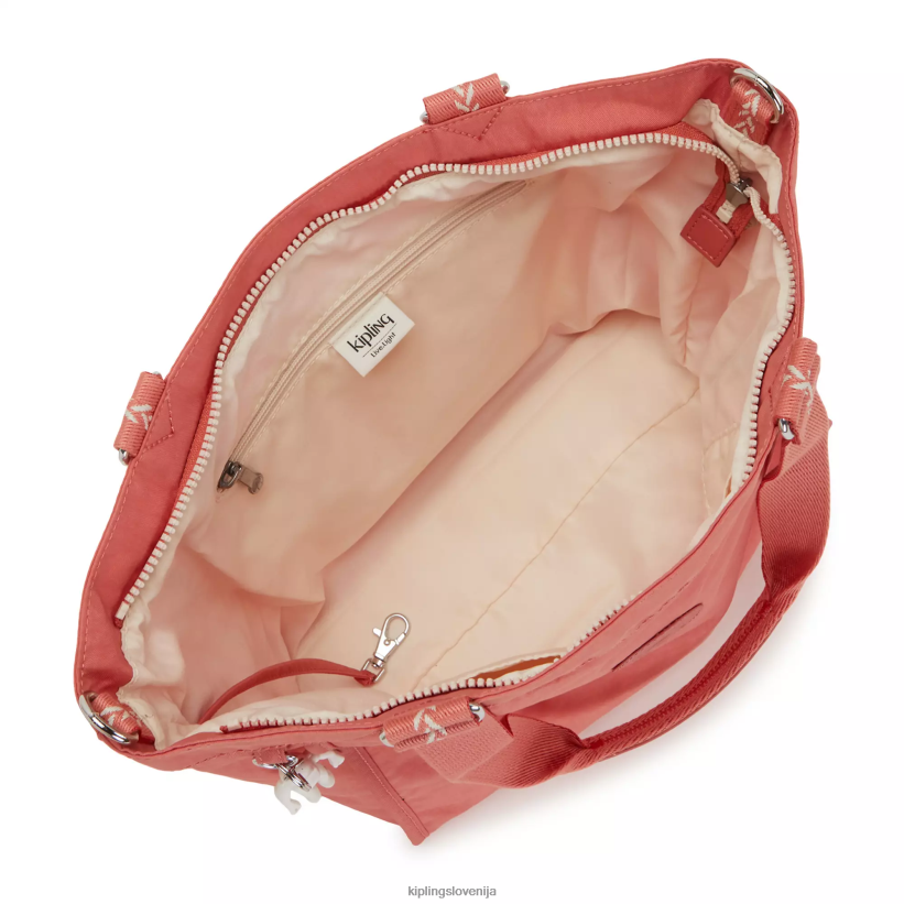 Kipling V4X2B276 vintage roza nova nakupovalna majhna torbica ženske torbice - slika 3