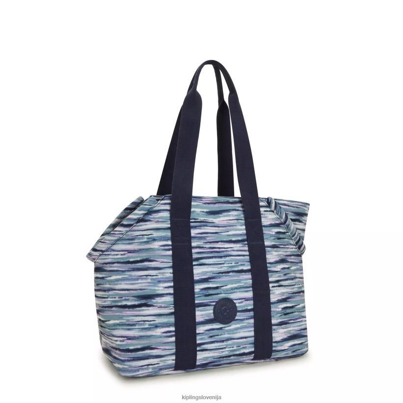 Kipling V4X2B277 črtaste črte art m torba za hišne ljubljenčke ženske torbice - slika 2