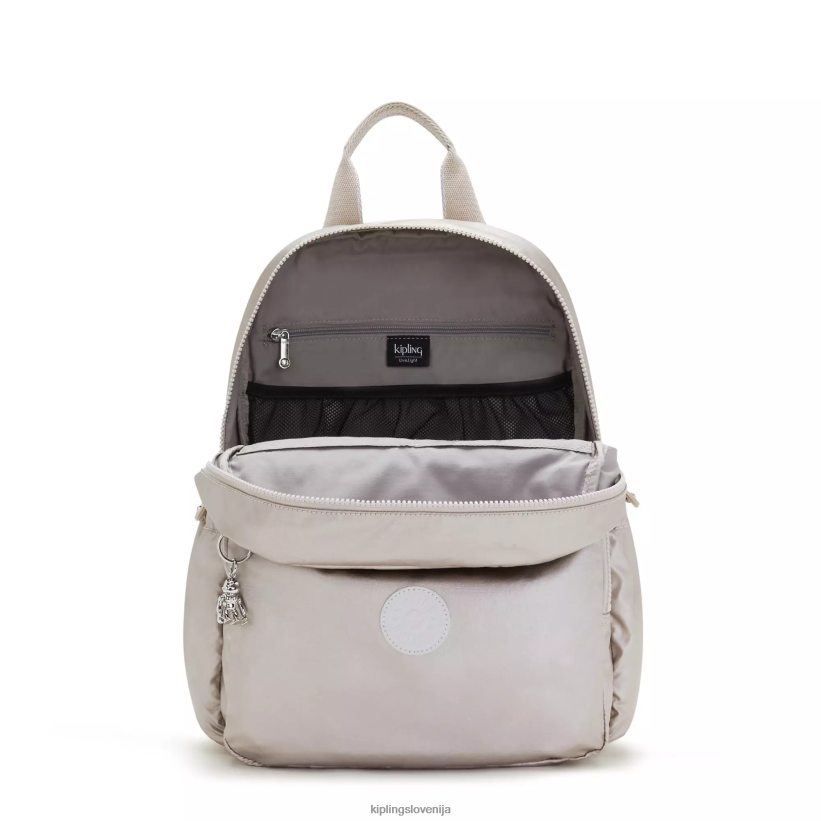 Kipling V4X2B280 kovinski sijaj maisie nahrbtnik za plenice ženske torbe za plenice - slika 3