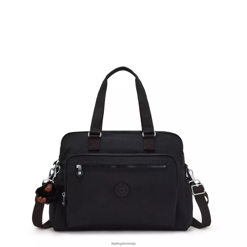 Kipling V4X2B282 črni ton alanna previjalna torba ženske torbe za plenice - slika 1