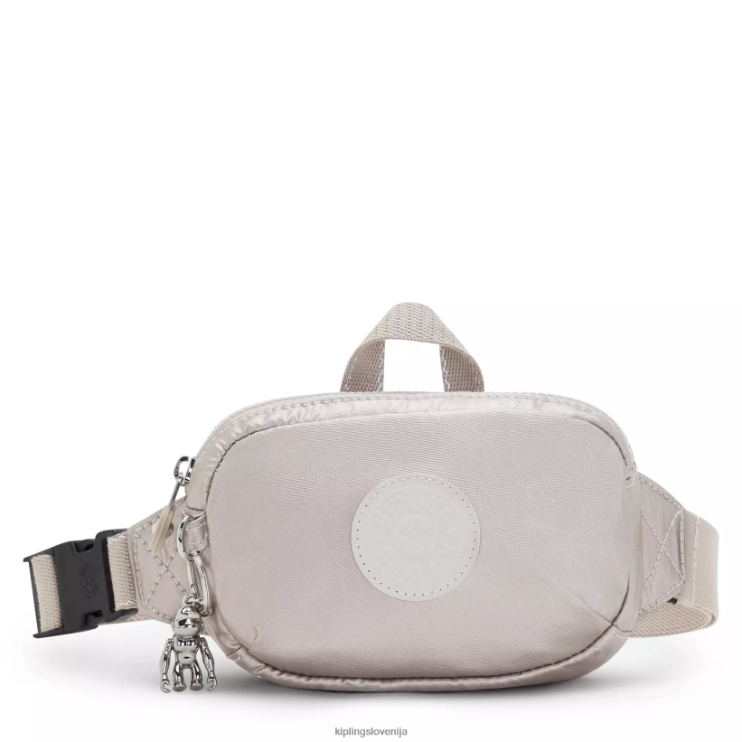 Kipling V4X2B283 kovinski sijaj alys kovinski torbica za okoli pasu ženske torbica za okoli pasu - slika 1