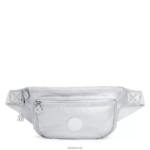 Kipling V4X2B284 svetlo kovinsko yasemina ekstra velik kovinski torbica za okoli pasu ženske torbica za okoli pasu