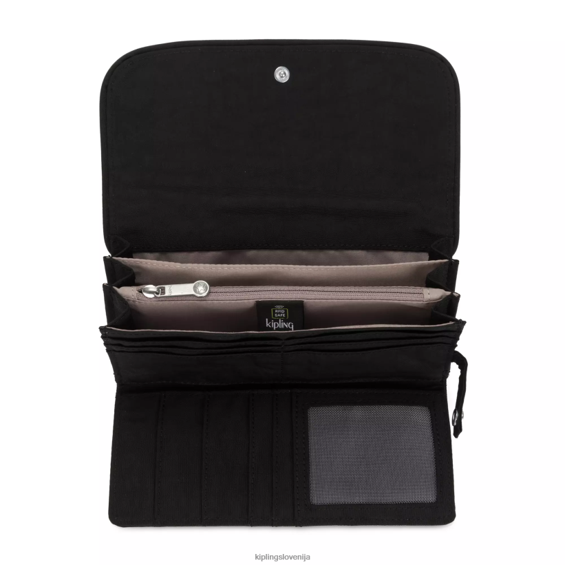Kipling V4X2B287 črni noir money land snap denarnica ženske denarnice in zapestnice - slika 3