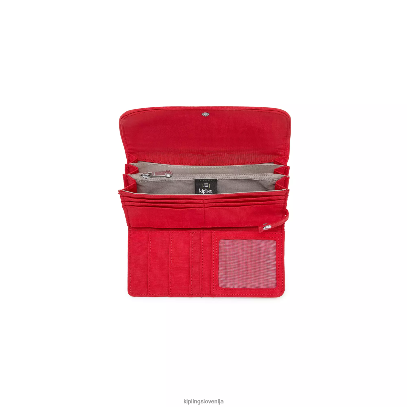 Kipling V4X2B289 rdeče rdečilo money land snap denarnica ženske denarnice in zapestnice - slika 3