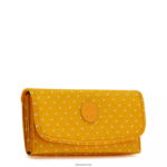 Kipling V4X2B310 rumena mehka pika Money Land potiskana snap denarnica ženske denarnice in zapestnice - slika 2