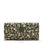 Kipling V4X2B311 sveža cvetlična Money Land potiskana snap denarnica ženske denarnice in zapestnice