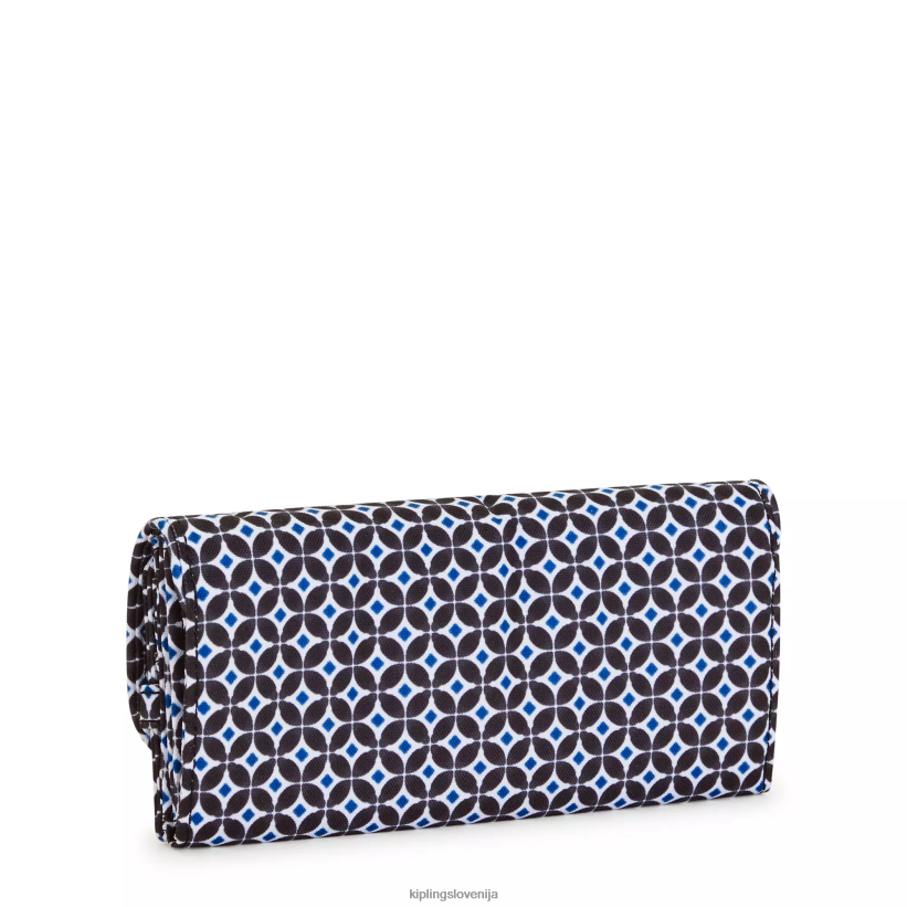 Kipling V4X2B312 črna ploščica Money Land potiskana snap denarnica ženske denarnice in zapestnice - slika 4
