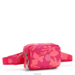 Kipling V4X2B320 koralni cvet torbica za čez ramo z več potiskom abanu ženske torbice za čez ramo - slika 2