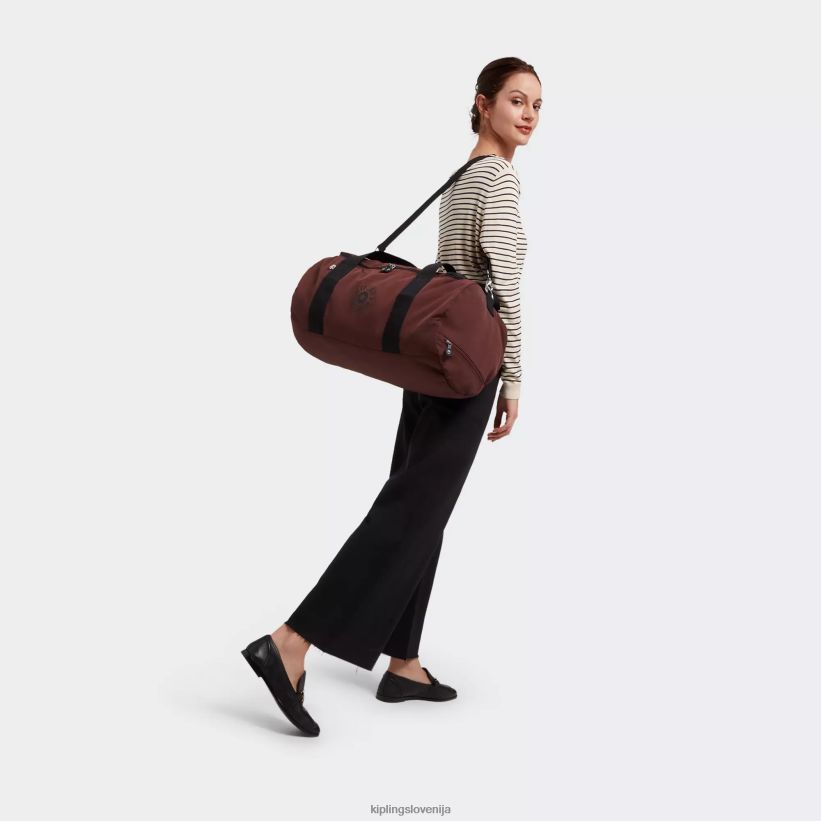 Kipling V4X2B329 mahagonij majhna športna torba argus ženske duffle torbe - slika 4