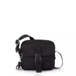 Kipling V4X2B32 Črna desta torba za čez ramo ženske torbice za čez ramo