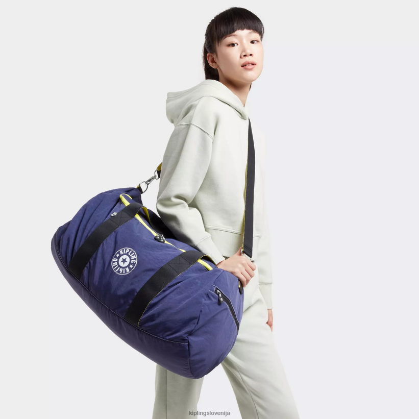 Kipling V4X2B333 ultimativna mornarica srednja športna torba argus ženske duffle torbe - slika 4