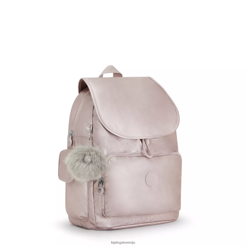 Kipling V4X2B340 kovinska vrtnica city ​​pack kovinski nahrbtnik ženske modni nahrbtniki - slika 2