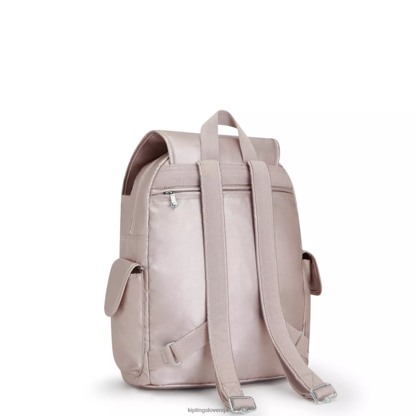 Kipling V4X2B340 kovinska vrtnica city ​​pack kovinski nahrbtnik ženske modni nahrbtniki - slika 5