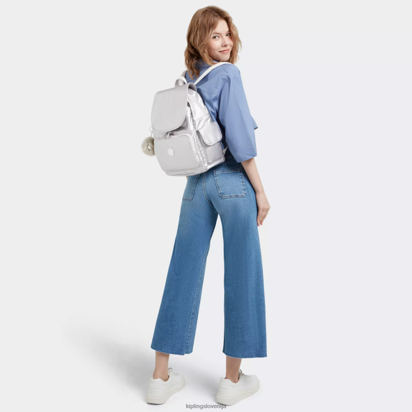 Kipling V4X2B341 sladkarije kovinski city ​​pack kovinski nahrbtnik ženske modni nahrbtniki - slika 4