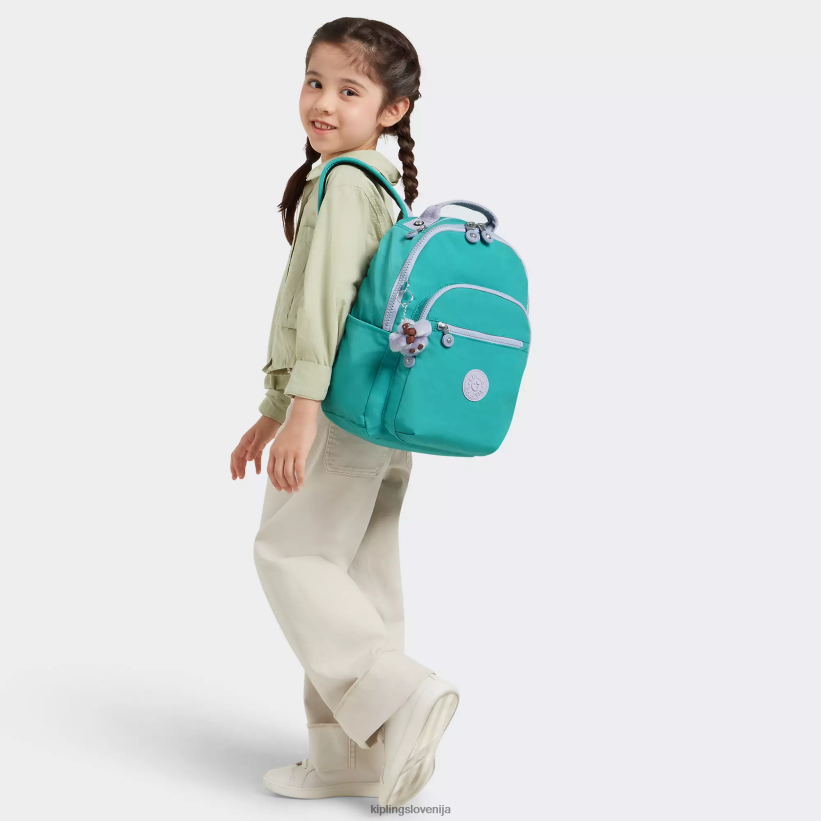 Kipling V4X2B342 deskarsko zelena nahrbtnik za majhen tablični računalnik Seoul ženske modni nahrbtniki - slika 4