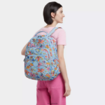 Kipling V4X2B346 divje rože Seoul nahrbtnik za prenosni računalnik velikosti 15" z velikim potiskom ženske nahrbtniki za prenosnike - slika 4