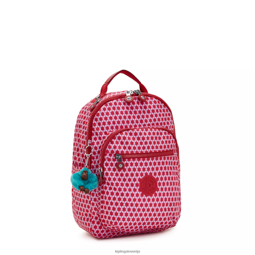 Kipling V4X2B347 zvezdasta pika nahrbtnik za tablični računalnik z majhnimi tiskanimi črkami Seoul ženske modni nahrbtniki - slika 2