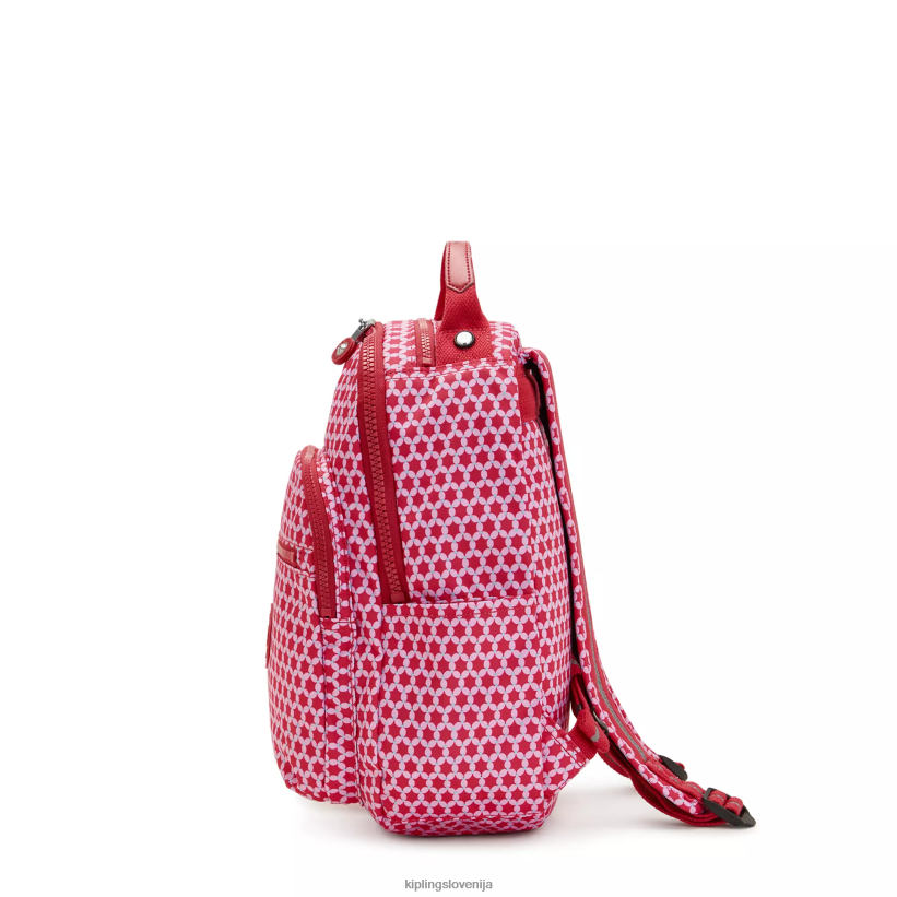 Kipling V4X2B347 zvezdasta pika nahrbtnik za tablični računalnik z majhnimi tiskanimi črkami Seoul ženske modni nahrbtniki - slika 5