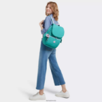 Kipling V4X2B350 deskarsko zelena mestni nahrbtnik ženske modni nahrbtniki - slika 4