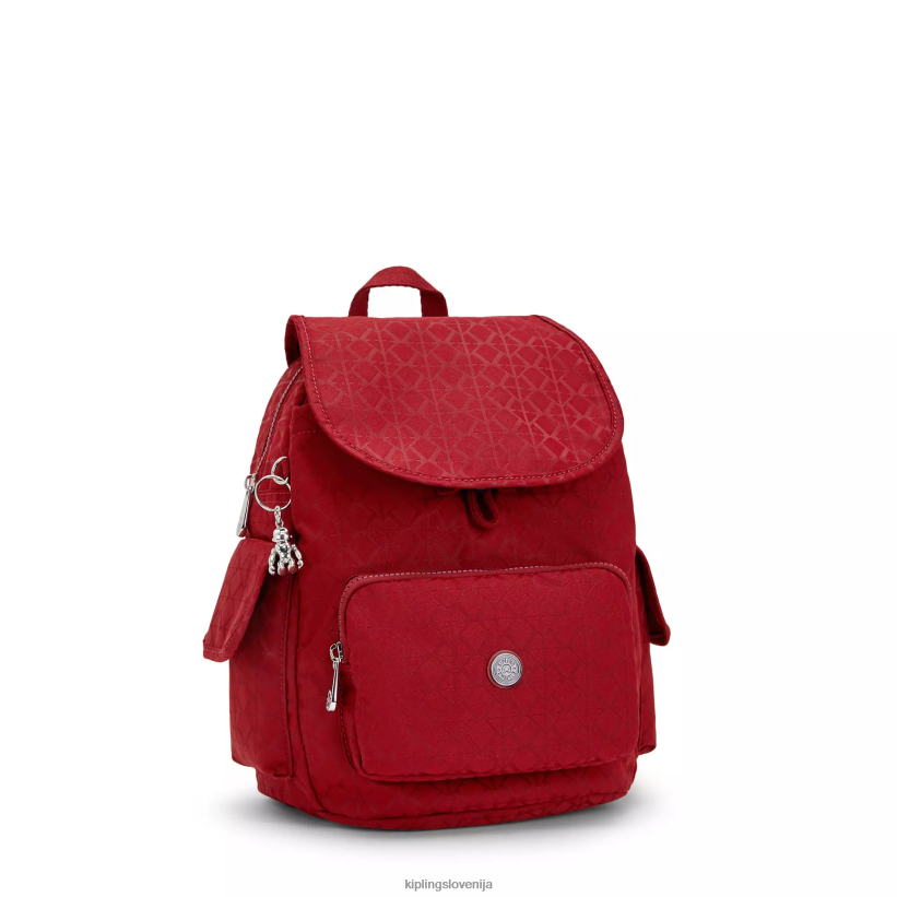Kipling V4X2B357 signature red city ​​pack mali nahrbtnik ženske majhni nahrbtniki - slika 2