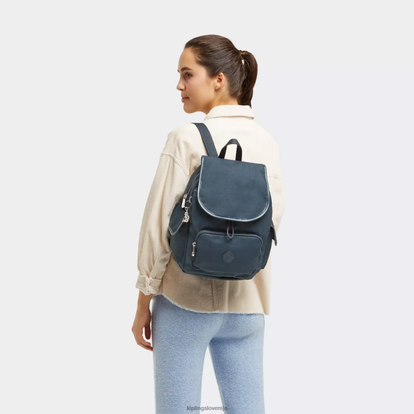 Kipling V4X2B358 bogata modra city ​​pack mali nahrbtnik ženske majhni nahrbtniki - slika 4