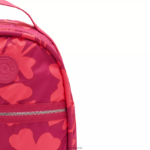 Kipling V4X2B376 koralne rože kae potiskan nahrbtnik ženske majhni nahrbtniki - slika 5