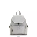 Kipling V4X2B388 svetlo kovinsko mini kovinski nahrbtnik city pack ženske mini vrečke