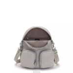 Kipling V4X2B401 siva gris preklopni nahrbtnik firefly up ženske modni nahrbtniki - slika 3