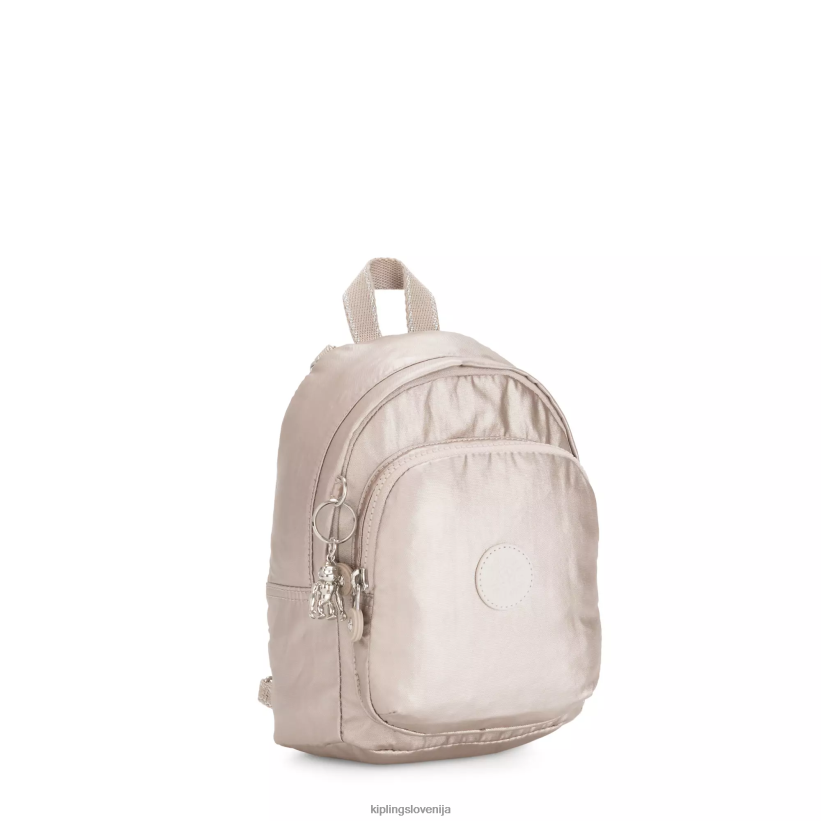 Kipling V4X2B404 kovinski sijaj delia kompaktni kovinski preklopni nahrbtnik ženske modni nahrbtniki - slika 2