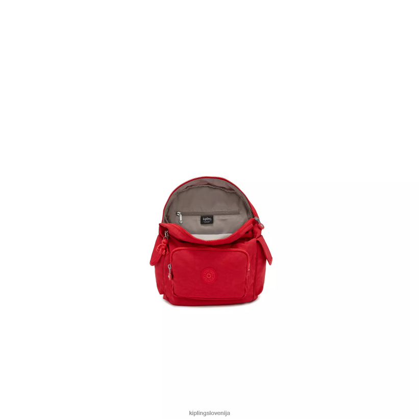Kipling V4X2B409 rdeče rdečilo city ​​pack mali nahrbtnik ženske majhni nahrbtniki - slika 3