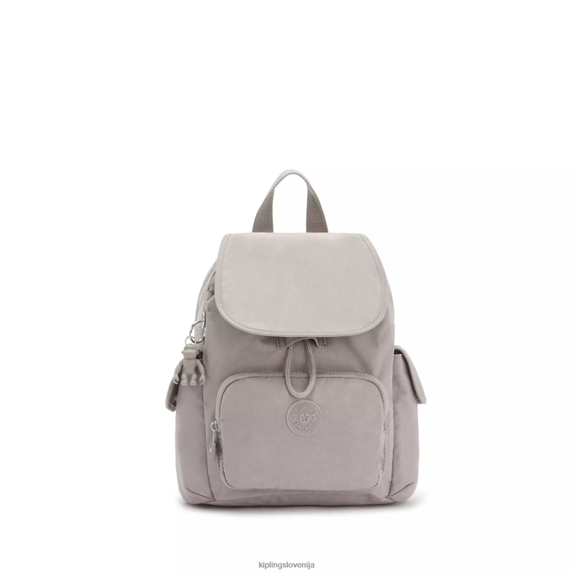 kipling_v4x2b410_siva_gris_mini_nahrbtnik_city_pack_zenske_mini_vrecke.png Kipling V4X2B410 siva gris mini nahrbtnik city pack ženske mini vrečke - slika 1