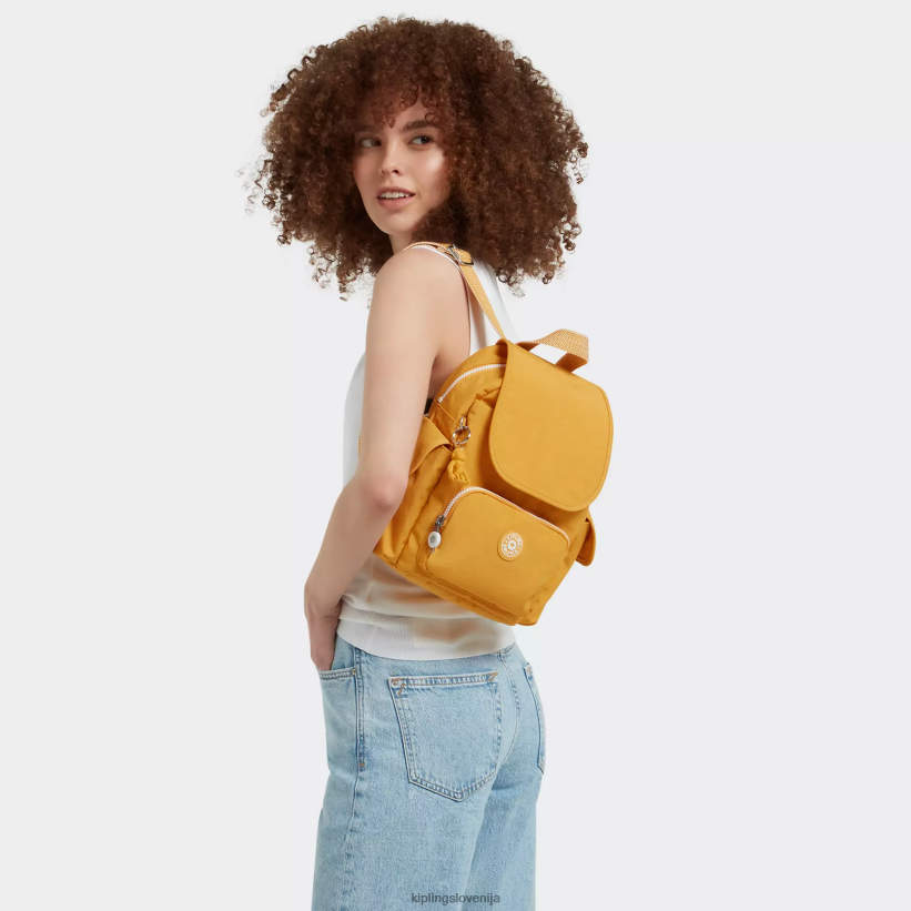 Kipling V4X2B411 hitro rumeno mini nahrbtnik city pack ženske mini vrečke - slika 4
