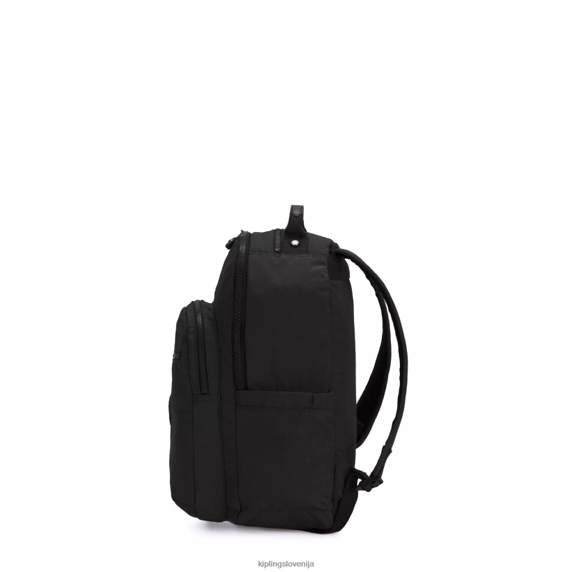 Kipling V4X2B420 črni noir nahrbtnik za majhen tablični računalnik Seoul ženske monogramabilen - slika 4