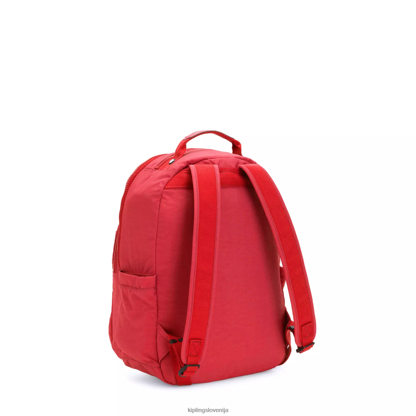 Kipling V4X2B422 rdeče rdečilo nahrbtnik za majhen tablični računalnik Seoul ženske monogramabilen - slika 4
