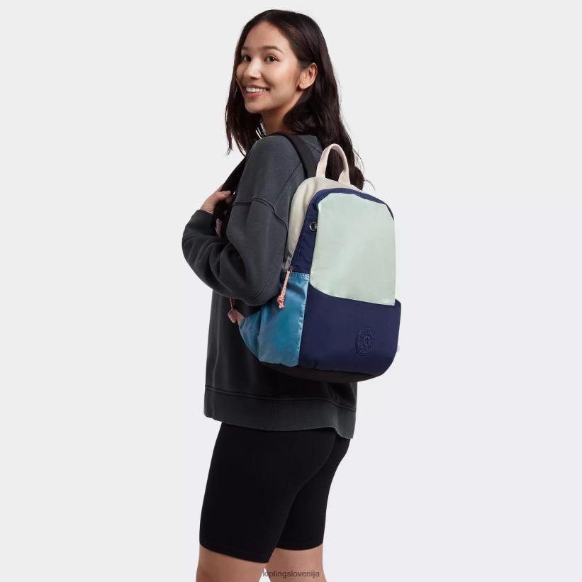 Kipling V4X2B426 zelena mornarica nahrbtnik za prenosni računalnik sonnie 15". ženske nahrbtniki za prenosnike - slika 4