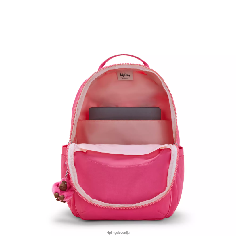 Kipling V4X2B428 sveže roza Seoul velik 15" nahrbtnik za prenosni računalnik ženske nahrbtniki za prenosnike - slika 3