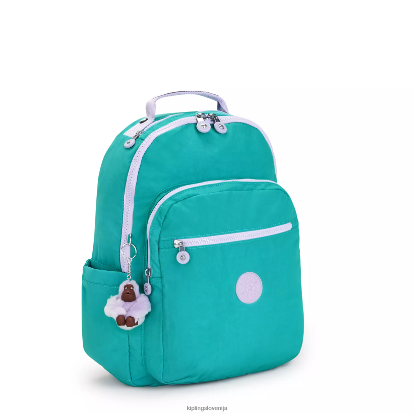 Kipling V4X2B429 deskarsko zelena Seoul velik 15" nahrbtnik za prenosni računalnik ženske nahrbtniki za prenosnike - slika 2