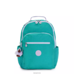 Kipling V4X2B429 deskarsko zelena Seoul velik 15" nahrbtnik za prenosni računalnik ženske nahrbtniki za prenosnike