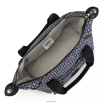 Kipling V4X2B42 črna ploščica torbica z umetniškim mini potiskom ženske torbe za čez ramo - slika 3