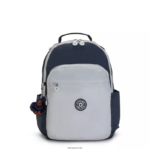 Kipling V4X2B430 prava modro siva Seoul velik 15" nahrbtnik za prenosni računalnik ženske nahrbtniki za prenosnike