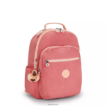 Kipling V4X2B433 veselo roza Seoul velik 15" nahrbtnik za prenosni računalnik ženske nahrbtniki za prenosnike - slika 2