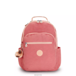 Kipling V4X2B433 veselo roza Seoul velik 15" nahrbtnik za prenosni računalnik ženske nahrbtniki za prenosnike