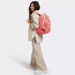 Kipling V4X2B433 veselo roza Seoul velik 15" nahrbtnik za prenosni računalnik ženske nahrbtniki za prenosnike - slika 4