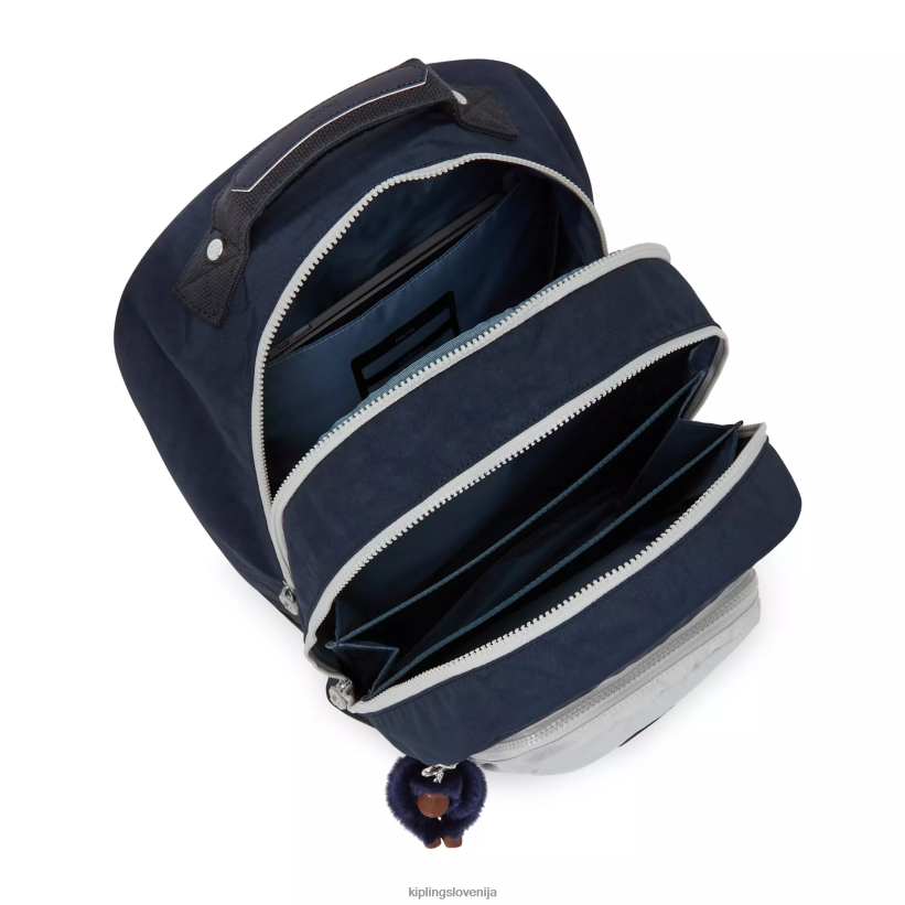 Kipling V4X2B435 prava modro siva učilnica 17" nahrbtnik za prenosni računalnik ženske nahrbtniki za prenosnike - slika 3