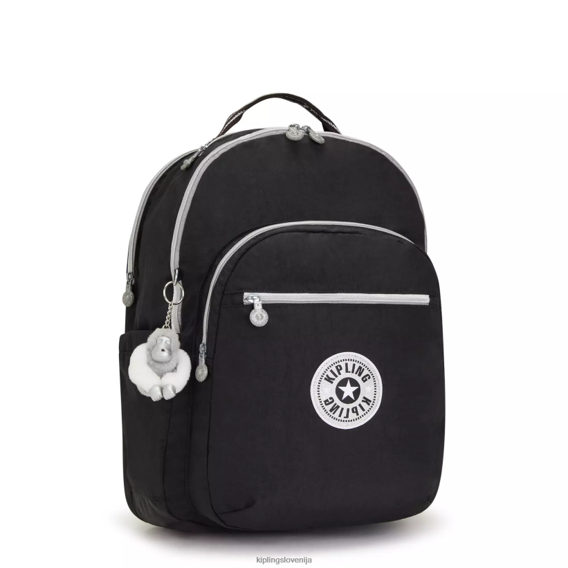 Kipling V4X2B438 prava črna zabava Seoul ekstra velik 17" nahrbtnik za prenosni računalnik ženske nahrbtniki za prenosnike - slika 2